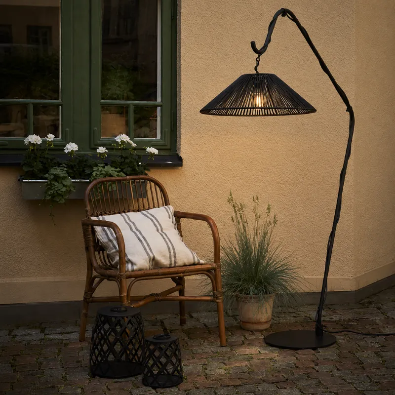 Lampion ogrodowy LED solarny Calabria — zdjęcie 6
