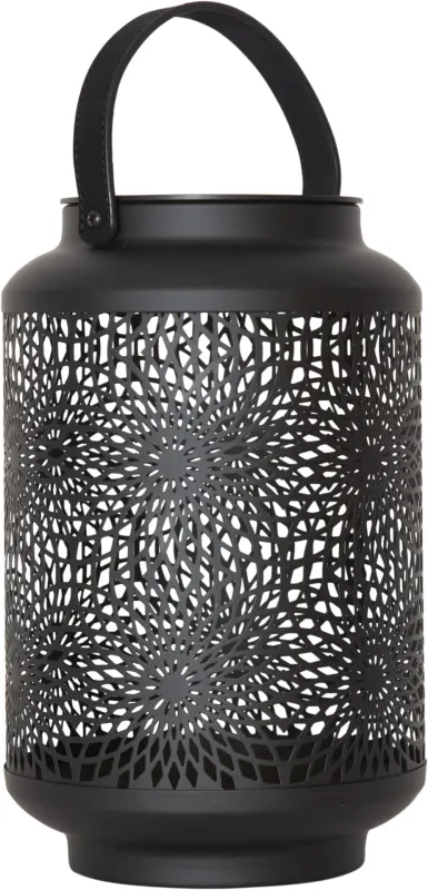Lampion ogrodowy LED solarny MANDALA świetlny wzór — zdjęcie 2