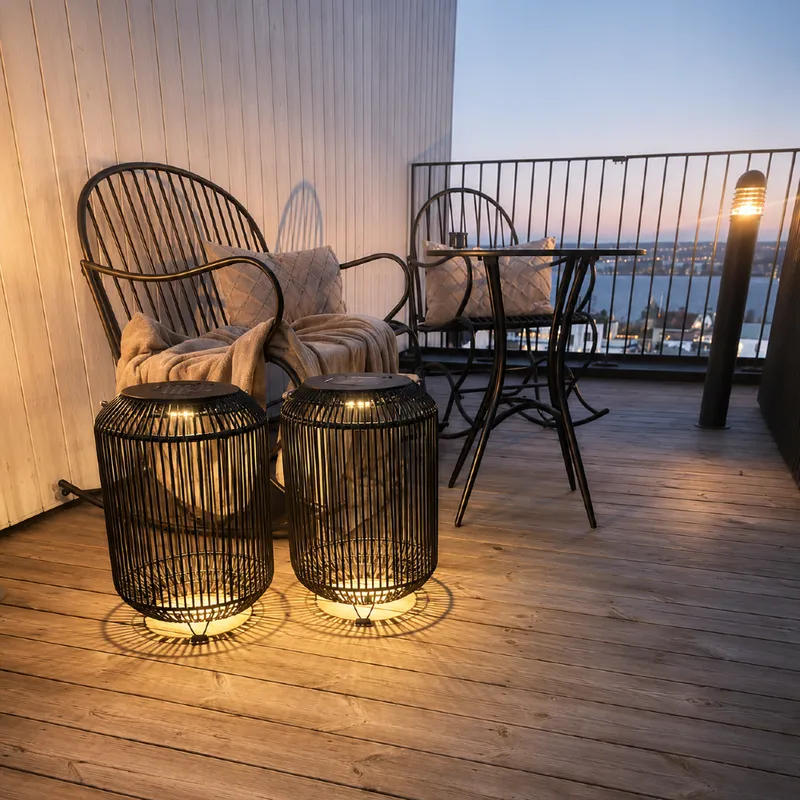 Lampion ogrodowy LED solarny SUNLIGHT — zdjęcie 6