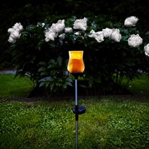 Lampion solarny ogrodowy LED wbijany LYON