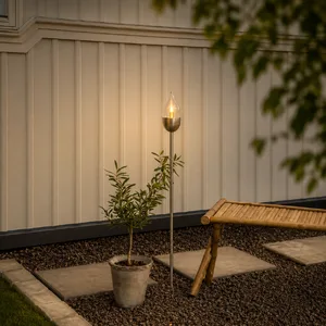 Lampion solarny ogrodowy LED wbijany OLYMPOS