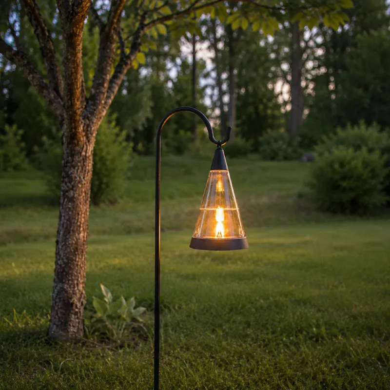 Lampion solarny ogrodowy LED wbijany Pisa 3w1 uniwersalny montaż — zdjęcie 6