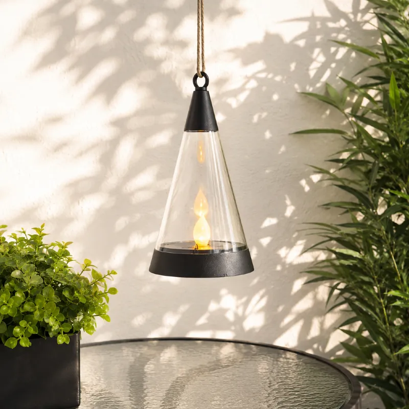 Lampion solarny ogrodowy LED wbijany Pisa 3w1 uniwersalny montaż — zdjęcie 8