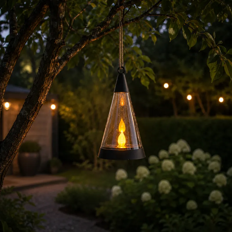 Lampion solarny ogrodowy LED wbijany Pisa 3w1 uniwersalny montaż — zdjęcie 9