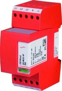 Ogranicznik przepięć T3 4P, 8kA, DR M, 255V, 953400, DEHN rail
