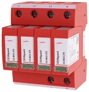 Ogranicznik przepięć T2 4P, 20kA, TNS, DG M, 275V, FM, 952405, DEHN guard