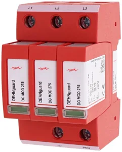Ogranicznik przepięć T2 3P, 20kA, TNC, DG M, 275V, 952300, DEHN guard