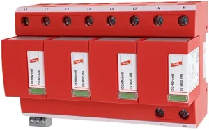 Ogranicznik przepięć T1+T2 4P 25/100kA, 1,5kV, TNS, M, 255V, FM, 951405, DEHN ventil