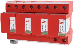 Ogranicznik przepięć T1+T2 4P 25/100kA, 1,5kV, TT, M, 255V, FM, 951315, DEHN ventil