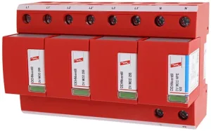 Ogranicznik przepięć T1+T2 4P 25/100kA, 1,5kV, TT, M, 255V, 951310, DEHN ventil