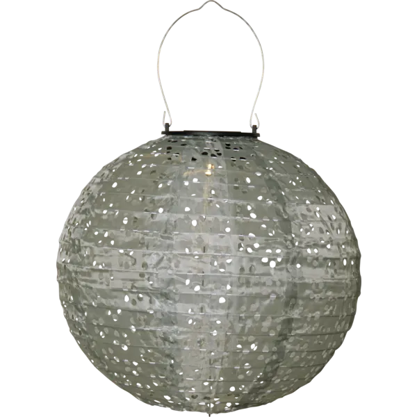 Lampion solarny ogrodowy LED wiszący FESTA zielony — zdjęcie 2