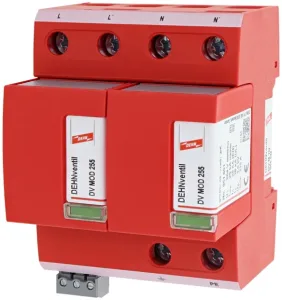 Ogranicznik przepięć T1+T2 2P 25/50kA, 1,5kV, TN, M, 255V, FM, 951205, DEHN ventil