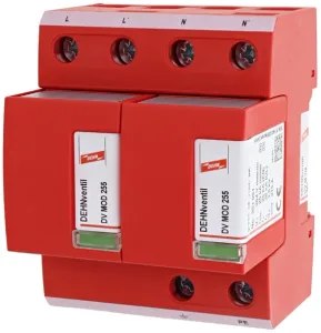 Ogranicznik przepięć T1+T2 2P 25/50kA, 1,5kV, TN, M, 255V, 951200, DEHN ventil