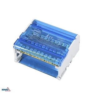 Blok rozdzielczy 44 zaciski, 4x11 (7x5,3mm + 2x7,5mm + 2x9mm), A18-MDB-411, BEMKO