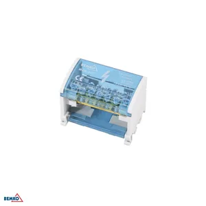 Blok rozdzielczy 14 zacisków, 2x7 (5x5,3mm + 2x7,5mm), A18-MDB-207, BEMKO