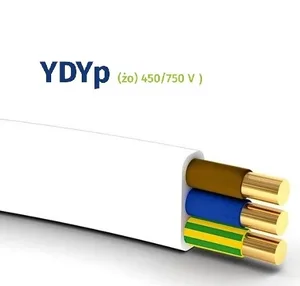 Przewód YDYp 3x1,5 żo 450/750V, 100m, ELEKTROKABEL