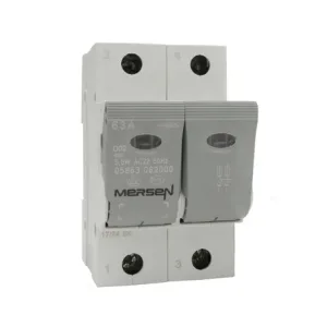 Rozłącznik bezpiecznikowy Linocur D02, 63A, 400VAC, 2P, MERSEN, J1012606