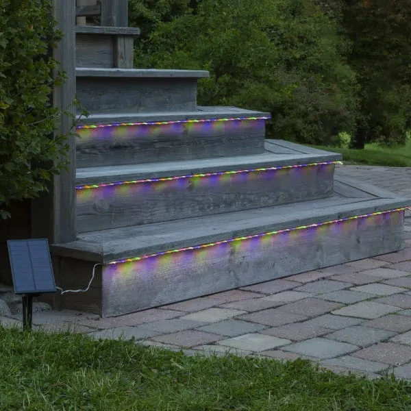 Taśma LED solarna ogrodowa 5 m multikolor — zdjęcie 4