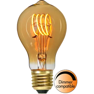 Żarówka LED 2,5W TA60 Filament DECOLED AMBER Ściemniana