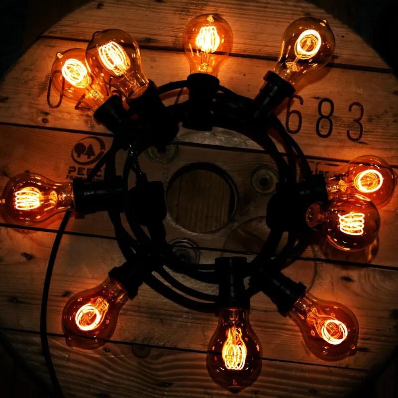 Żarówka LED 2,5W TA60 Filament DECOLED AMBER Ściemniana — zdjęcie 2