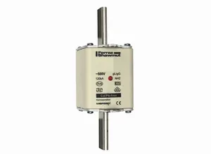 Bezpiecznik NH2, gG, 500VAC/250VDC, 25A, podwójny wskaźnik, MERSEN NH2GG50V25, N200802