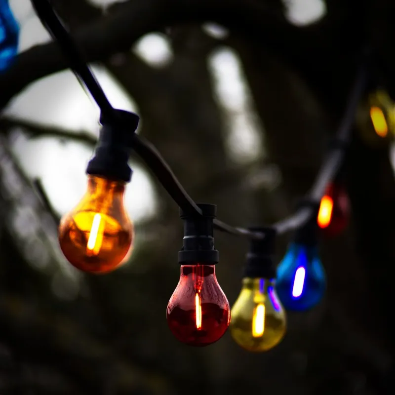 Żarówka LED A60 1W Filament PARTY Niebieska — zdjęcie 4