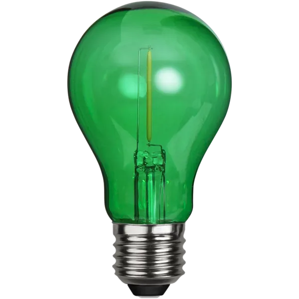 Żarówka LED A60 1W Filament PARTY Zielona — zdjęcie 5