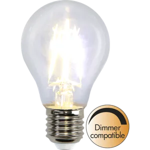 Żarówka LED A60 4W Filament CLEAR Ściemniana 2700k