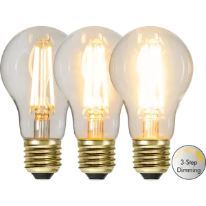 Żarówka LED A60 6,5W Filament SOFT GLOW 3-stopnie mocy