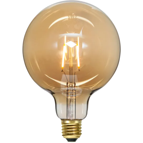Żarówka LED G125 0,75W Filament PLAIN AMBER 2000k — zdjęcie 5