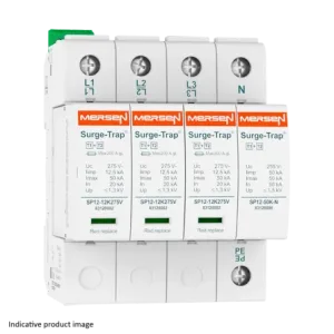 Ogranicznik przepięć T1+T2, 275V AC, 12.5kA, 3+1, 4P, MERSEN, STPT12-12K275V-4PG, 83120138