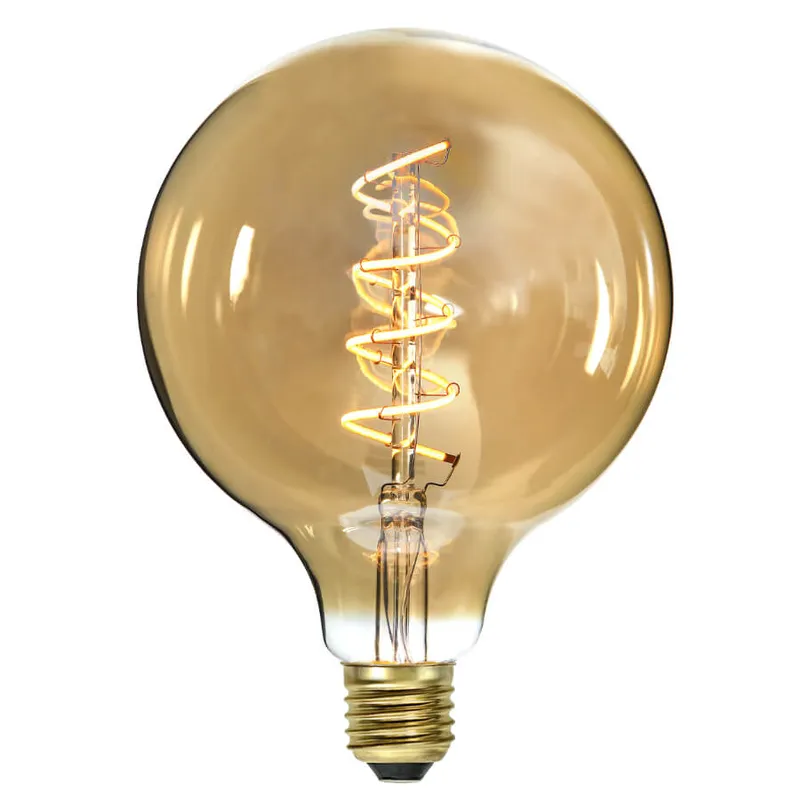Żarówka LED G125 3,2W Filament DECOLED AMBER Ściemniana — zdjęcie 4