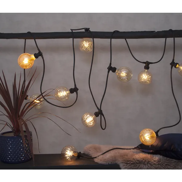 Żarówka LED G125 3,2W Filament DECOLED AMBER Ściemniana — zdjęcie 5