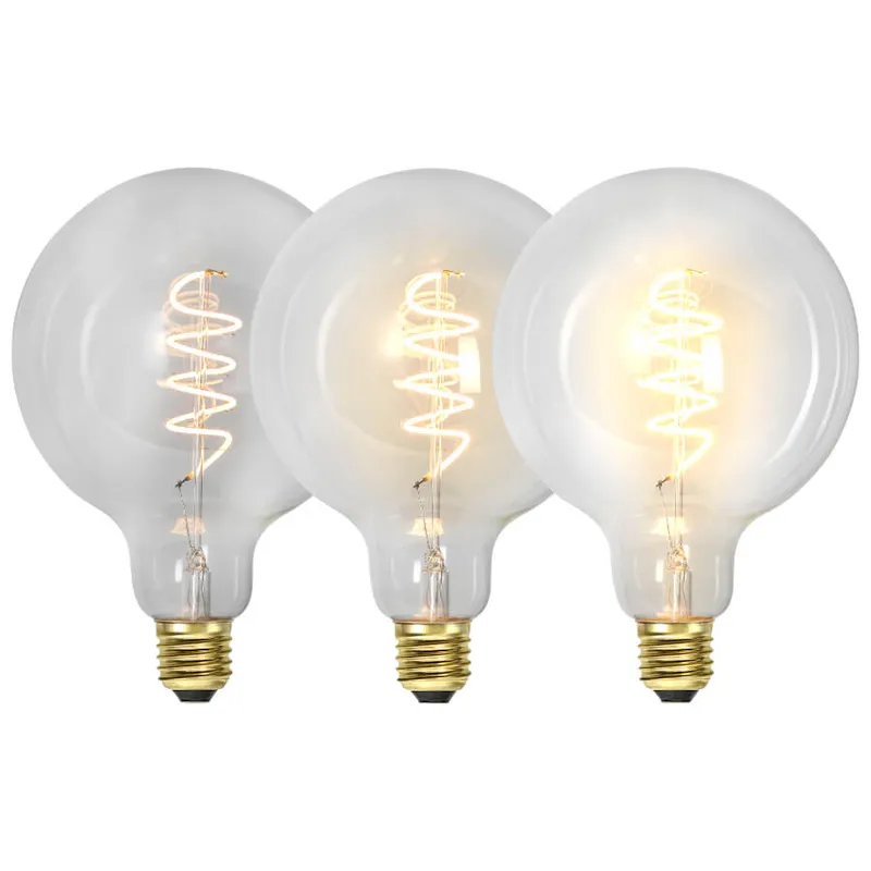 Żarówka LED G125 4W Filament DECOLED CLEAR 3-stopnie mocy — zdjęcie 4