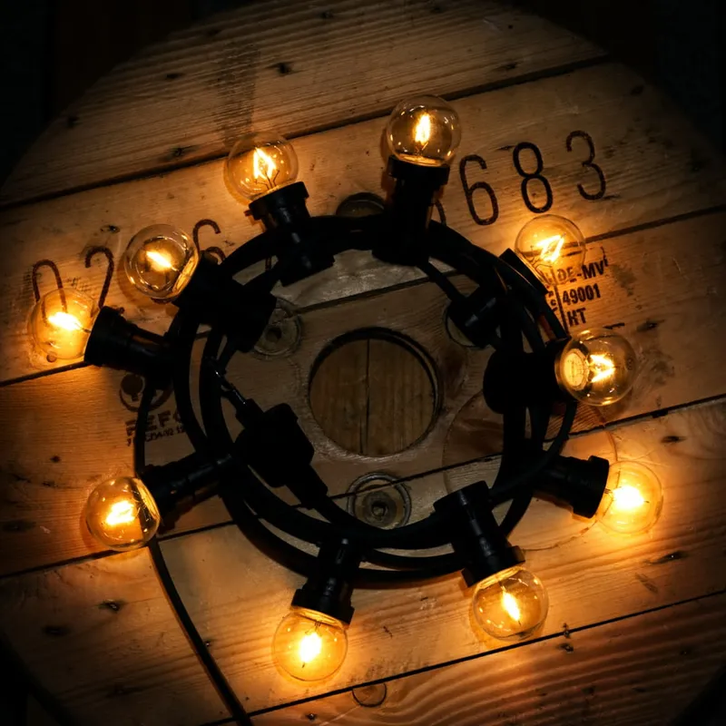 Żarówka LED G45 1,4W Filament Plastikowy Klosz 2700k — zdjęcie 2