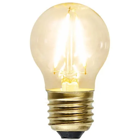 Żarówka LED G45 1,5W Filament SOFT GLOW 2100k — zdjęcie 3