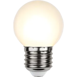 Żarówka LED G45 1W Biała Ciepła Plastikowy Klosz 2700k