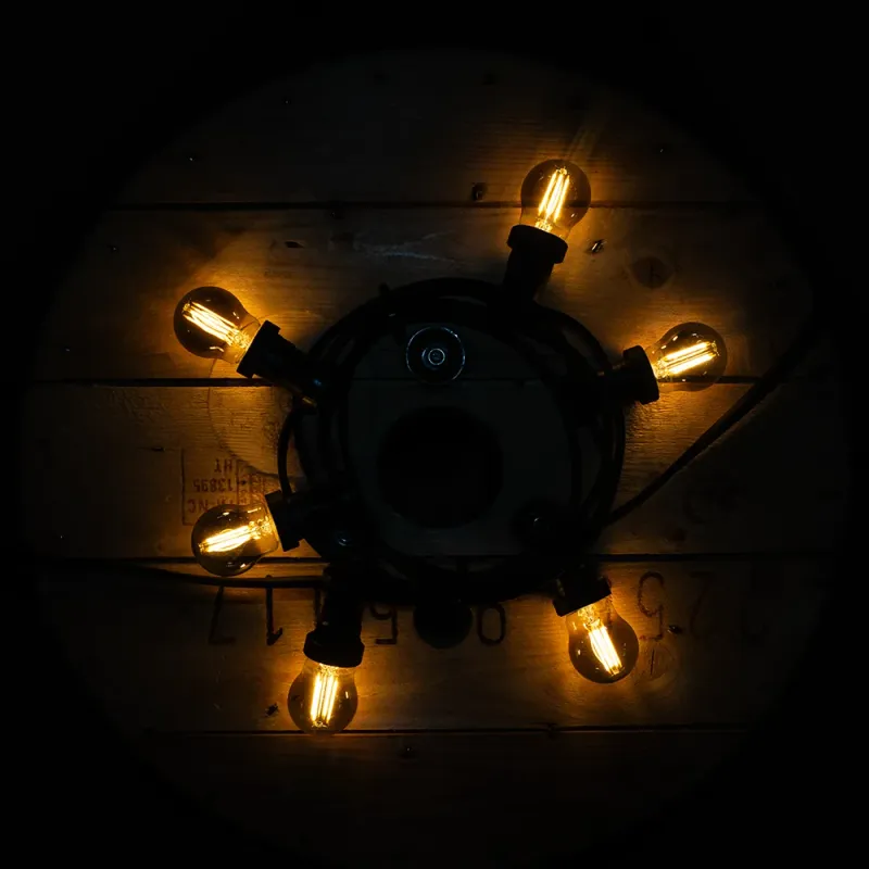 Żarówka LED G45 2,9W Filament SOFT GLOW SMOKE 3-stopnie mocy — zdjęcie 4