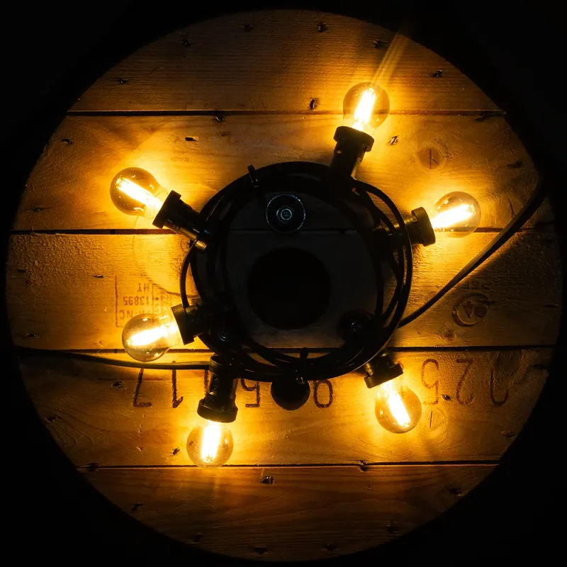 Żarówka LED G45 2,9W Filament SOFT GLOW SMOKE 3-stopnie mocy — zdjęcie 6