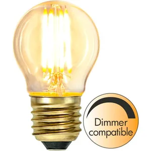 Żarówka LED G45 4,5W Filament SOFT GLOW Ściemniana 2100k