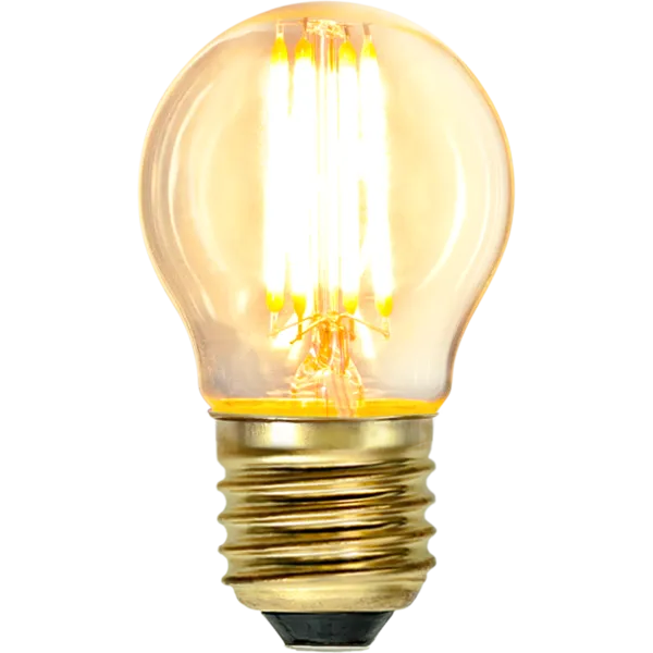 Żarówka LED G45 4,5W Filament SOFT GLOW Ściemniana 2100k — zdjęcie 4