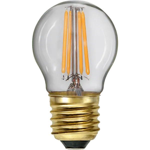Żarówka LED G45 4,5W Filament SOFT GLOW Ściemniana 2100k — zdjęcie 5