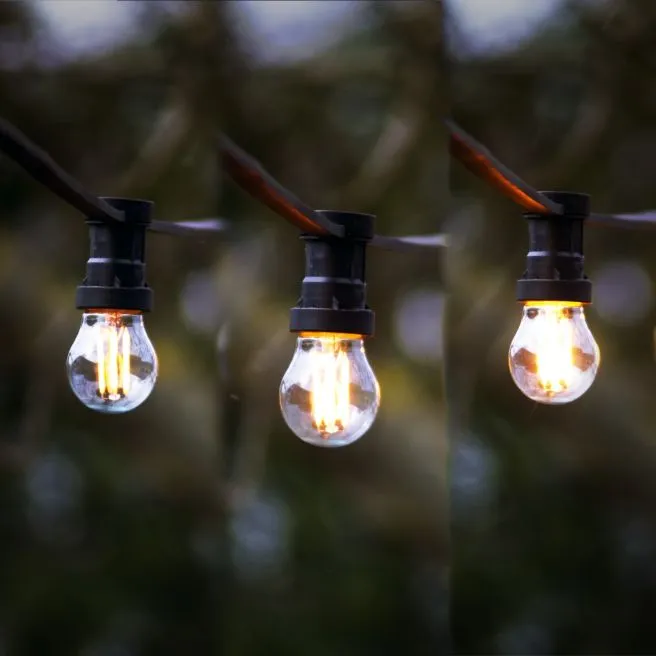 Żarówka LED G45 4W filament SOFT GLOW 3-stopnie mocy 2100k — zdjęcie 2