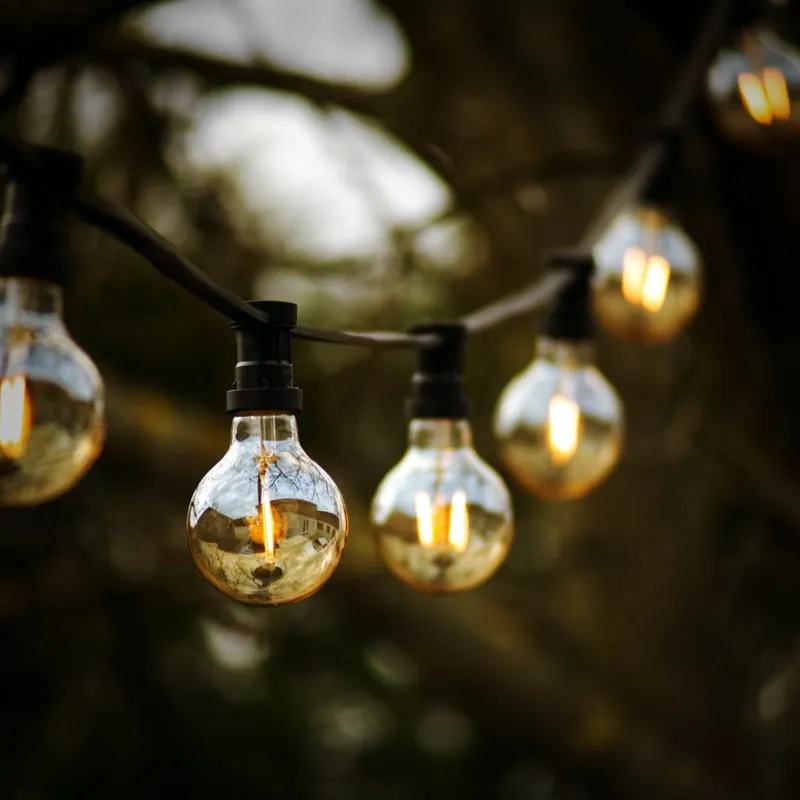 Żarówka LED G80 0,75W PLAIN AMBER 2000k — zdjęcie 3