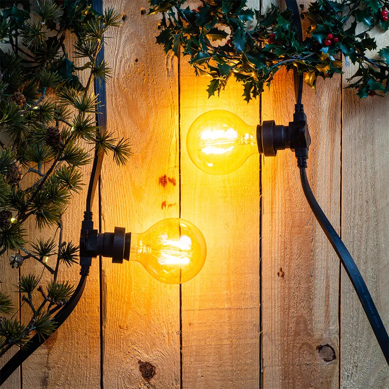 Żarówka LED G80 0,75W PLAIN AMBER 2000k — zdjęcie 8
