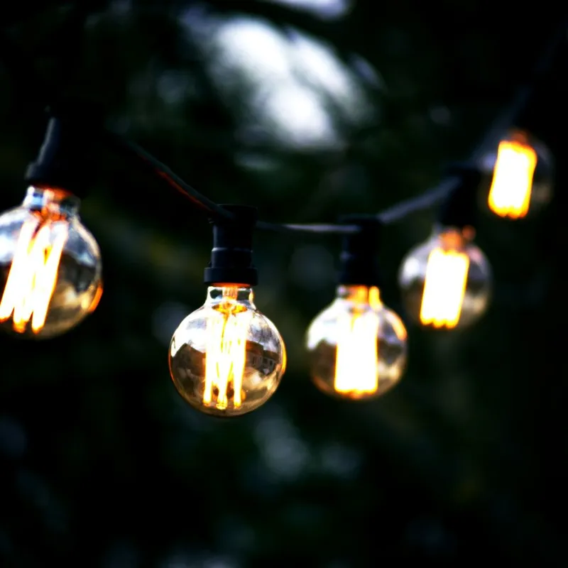 Żarówka LED G80 3,7W Filament VINTAGE GOLD Ściemniana — zdjęcie 3