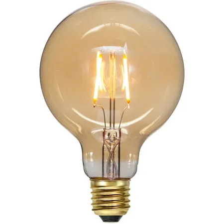 Żarówka LED G95 0,75W Filament PLAIN AMBER 2000k — zdjęcie 5