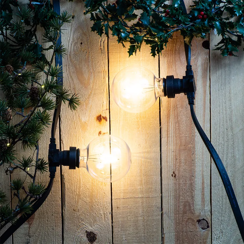 Żarówka LED G95 1W Filament Plastikowy Klosz 2700k — zdjęcie 12