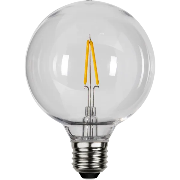 Żarówka LED G95 1W Filament Plastikowy Klosz 2700k — zdjęcie 5
