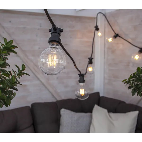 Żarówka LED G95 1W Filament Plastikowy Klosz 2700k — zdjęcie 9